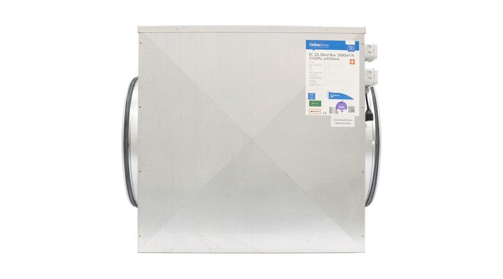 EC-Ventilatorbox SilentBox für Zu- oder Abluft